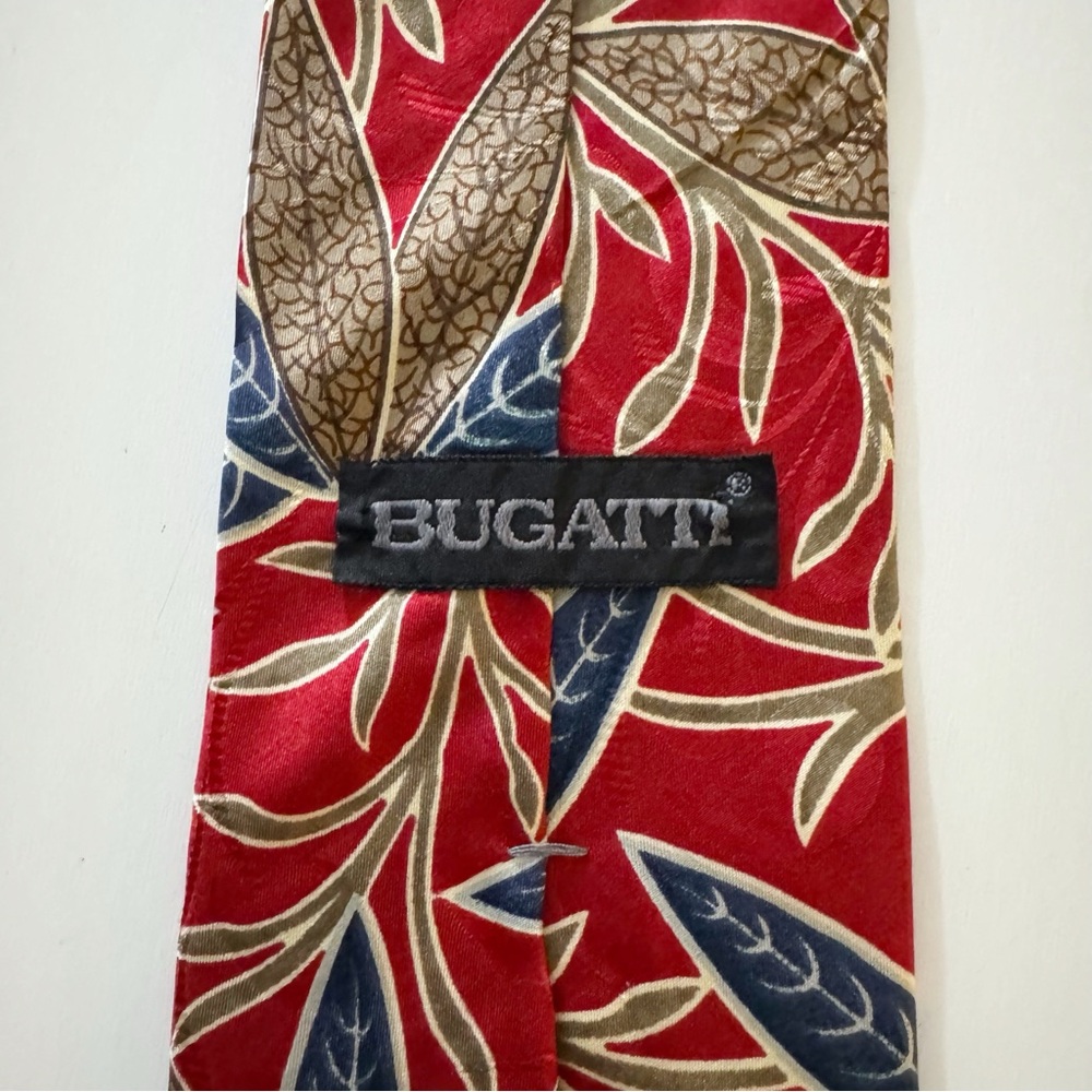 Vintage Bugatti Silk Tie - Picture 4 of 6